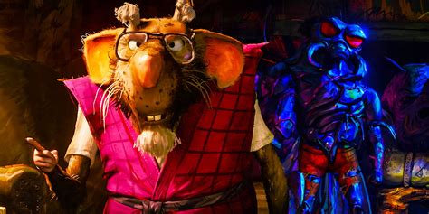 He has appeared. . Is master splinter gay in the new movie
